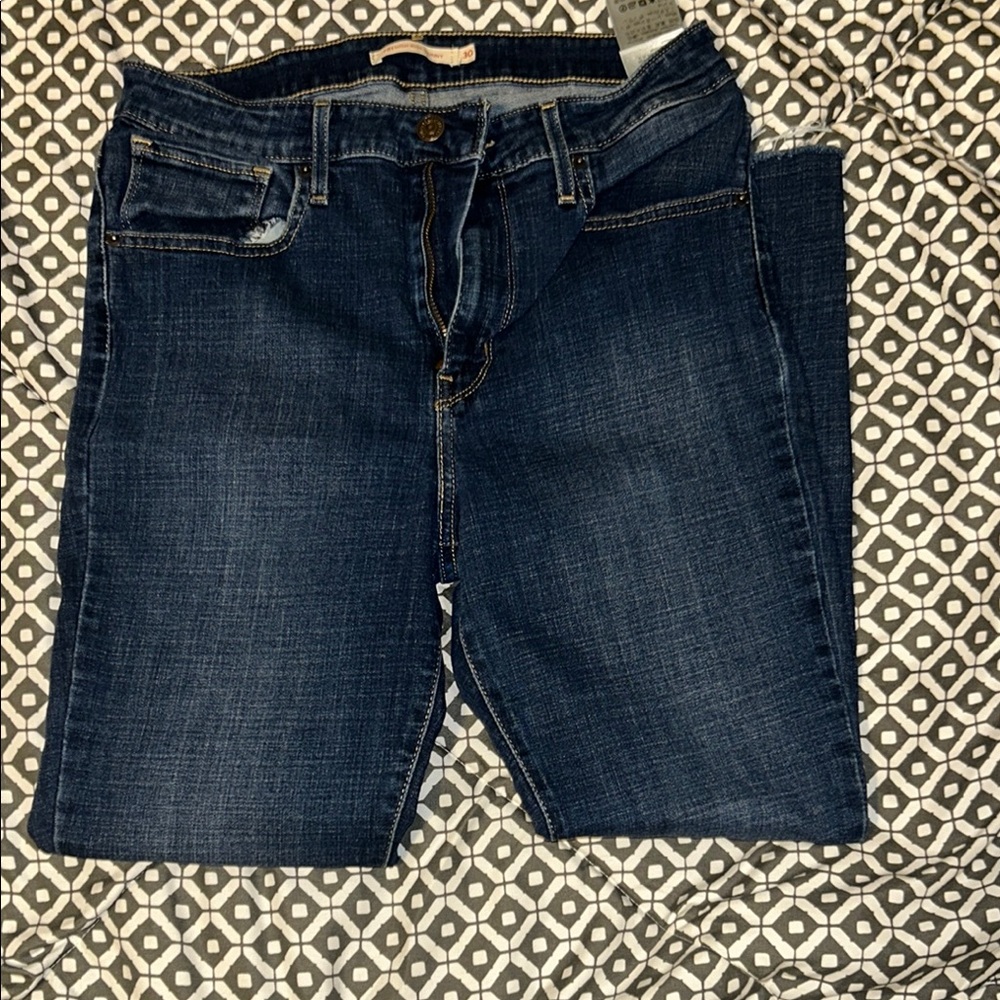 Levi's Blue Straight Jeans with Classic Indigo Style